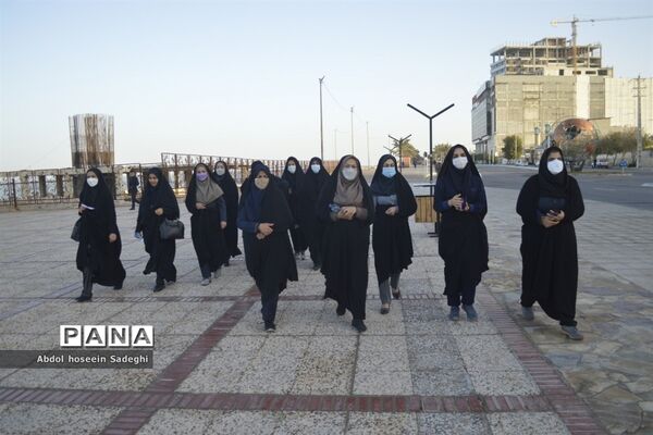همایش پیاده‌روی همکاران فرهنگی در بوشهر