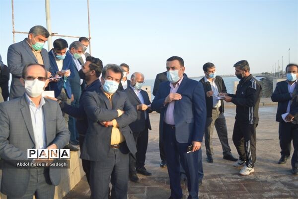 همایش پیاده‌روی همکاران فرهنگی در بوشهر
