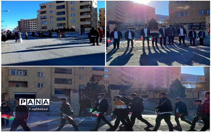 برگزاری  پویش پرچم افتخار در شهرک منظریه