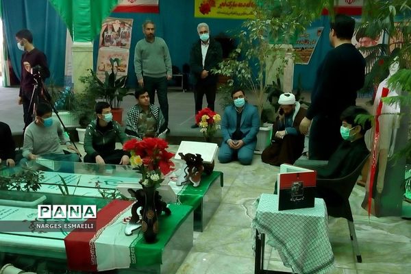 مراسم راهیان نور در نورالشهدا پردیس