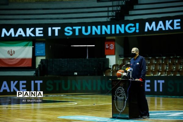 تمرین تیم ملی بسکتبال پیش از رقابت های مقدماتی جام جهانی