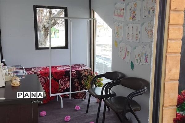 افتتاح اتاق بهداشت مدرسه شهید دستغیب شهر آبسرد