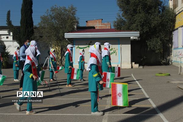 مانور تشکیلاتی یاوران انقلاب در گلوگاه