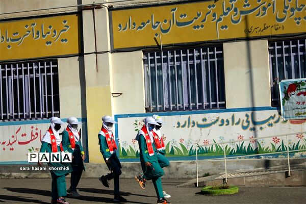 مانور تشکیلاتی یاوران انقلاب در گلوگاه