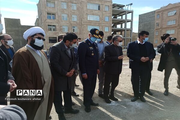 آیین کلنگ زنی مدرسه خیریه در شهرقدس