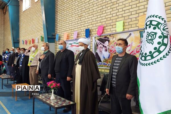 مانور تشکیلاتی یاوران انقلاب در منطقه کشاورز