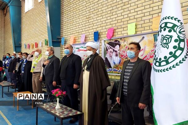 مانور تشکیلاتی یاوران انقلاب در منطقه کشاورز