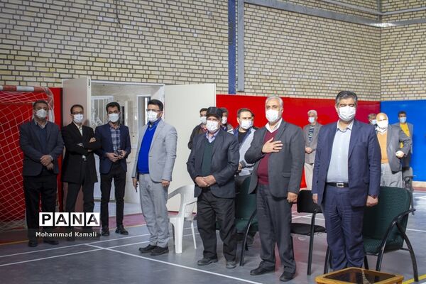 افتتاح سالن ورزشی خیرساز حاج محمد قاسمی فر در شهر نیم‌ور