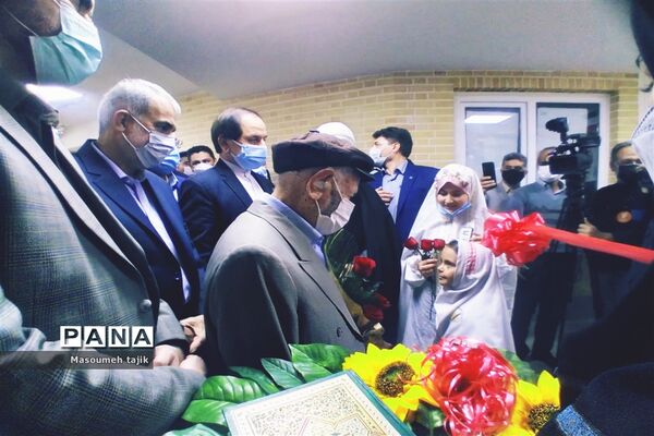 افتتاح آموزشگاه خیرساز با حضور وزیر آموزش و پرورش یوسف نوری در شهرستان قرچک