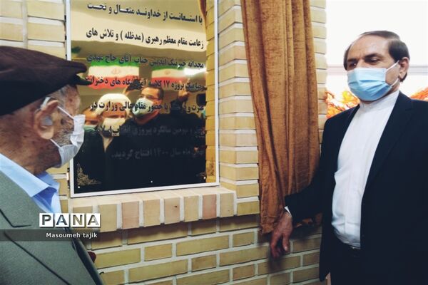 افتتاح آموزشگاه خیرساز با حضور وزیر آموزش و پرورش یوسف نوری در شهرستان قرچک