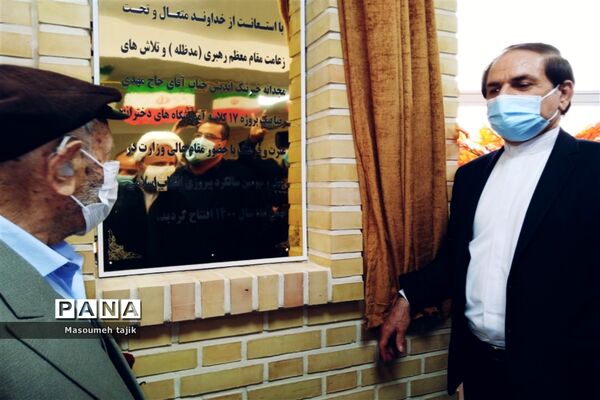 افتتاح آموزشگاه خیرساز با حضور وزیر آموزش و پرورش یوسف نوری در شهرستان قرچک