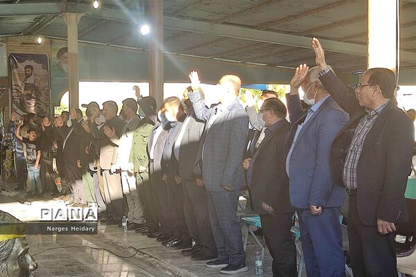 مراسم گرامیداشت اولین سالگرد عروج سردار خسرو کاووسی در امیدیه