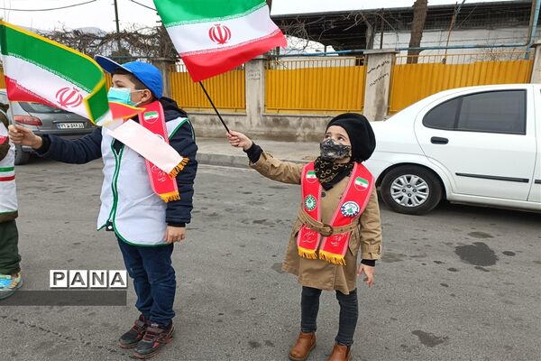 راهپیمایی یوم الله ۲۲بهمن در شهر قدس