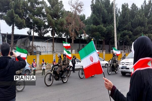 راهپیمایی یوم الله ۲۲بهمن در شهر قدس