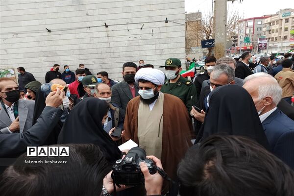 راهپیمایی۲۲بهمن در شهر قدس