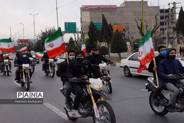 راهپیمایی۲۲بهمن در شهر قدس