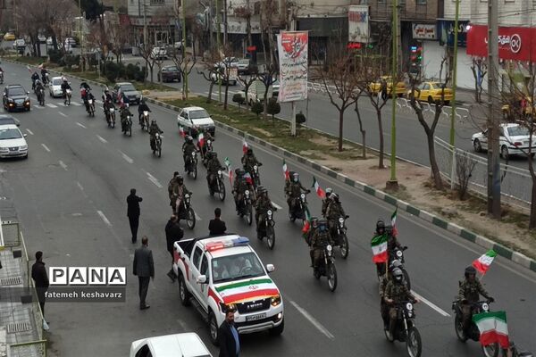 راهپیمایی۲۲بهمن در شهر قدس