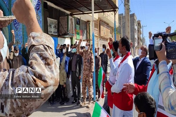 جشن سالگرد پیروزی انقلاب اسلامی در ایرانشهر