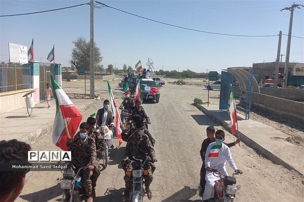 راهپیمایی خودرویی و موتوری ۲۲ بهمن در پیر سهراب