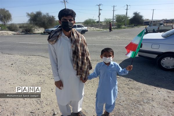 راهپیمایی خودرویی و موتوری ۲۲ بهمن در پیر سهراب