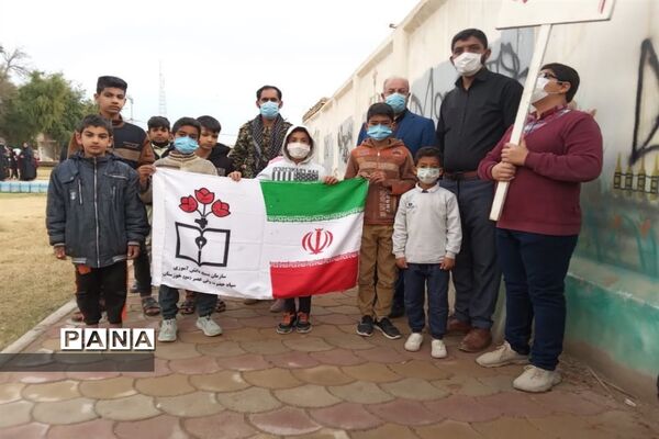 برگزاری راهپیمایی ۲۲بهمن در شهرستان حمیدیه