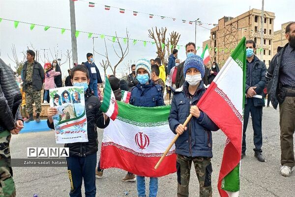 راهپیمایی خودرویی ۲۲ بهمن در پاکدشت