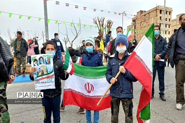 راهپیمایی خودرویی ۲۲ بهمن در پاکدشت