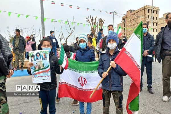 راهپیمایی خودرویی ۲۲ بهمن در پاکدشت