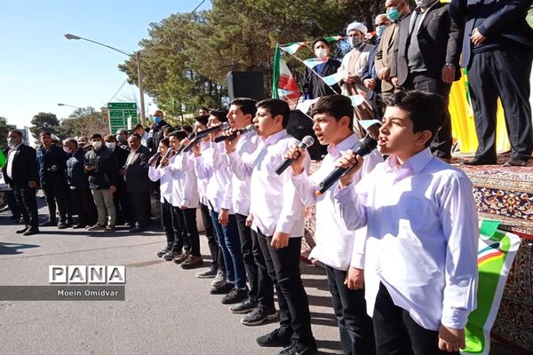 راهپیمایی خودرویی و موتوری جشن پیروزی انقلاب در کاشمر