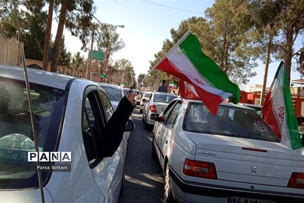 راهپیمایی خودرویی و موتوری جشن پیروزی انقلاب در کاشمر