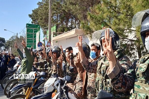 راهپیمایی خودرویی و موتوری جشن پیروزی انقلاب در کاشمر