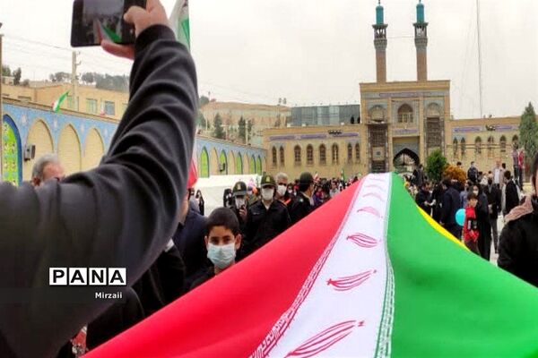 حضور پرشور مردم پیشوا در مراسم راهپیمایی ۲۲ بهمن