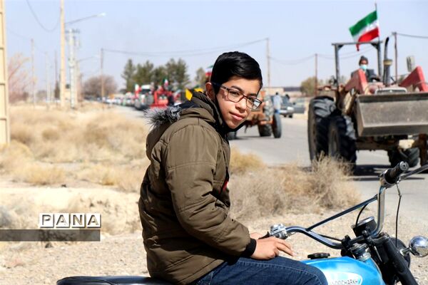 راهپیمایی 22 بهمن  در ابرکوه