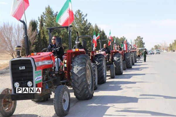 راهپیمایی 22 بهمن  در ابرکوه