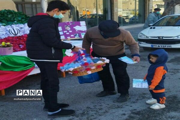 برپایی موکب فجر انقلاب در فیروزکوه