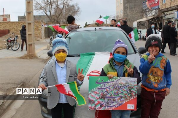 برگزاری راهپیمایی۲۲ بهمن در بام و‌صفی آباد