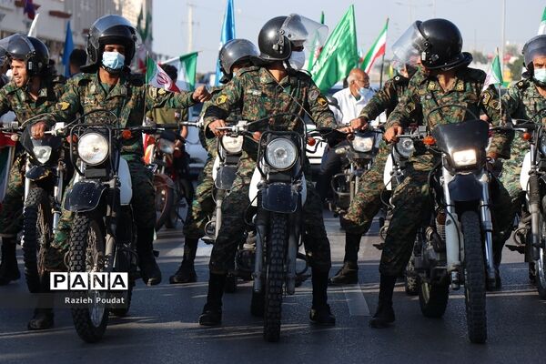 حضور پر شور مردم هرمزگان در راهپیمایی 22 بهمن 1400