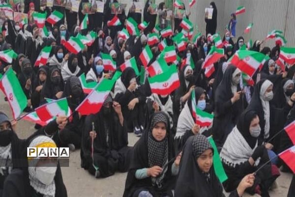 راهپیمایی ۲۲ بهمن در شهرستان کارون