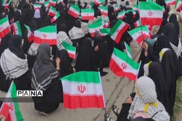 راهپیمایی ۲۲ بهمن در شهرستان کارون