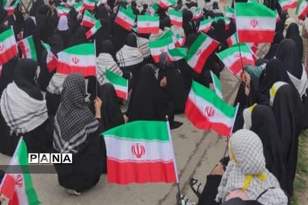 راهپیمایی ۲۲ بهمن در شهرستان کارون
