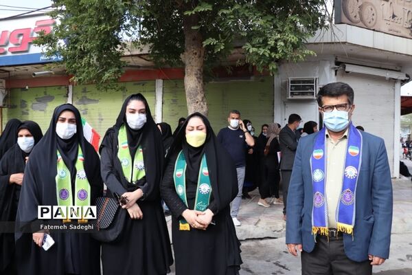 راهپیمایی ۲۲ بهمن در رامهرمز