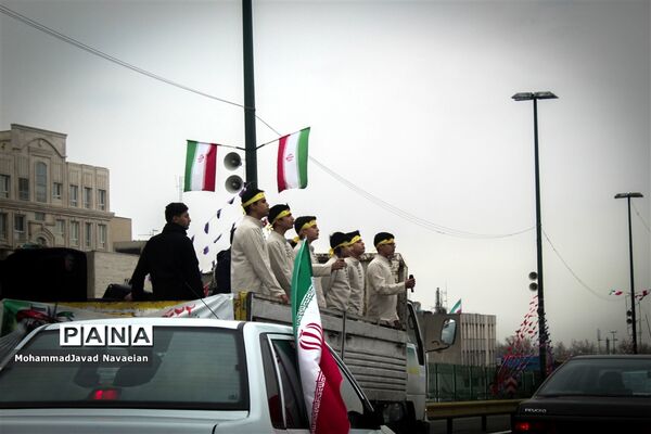 راهپیمایی خودرویی 22 بهمن تهران