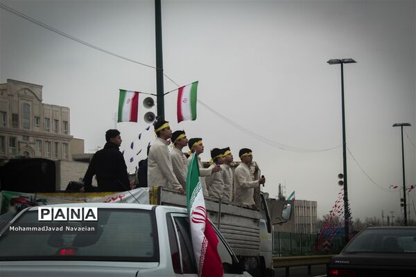 راهپیمایی خودرویی 22 بهمن تهران