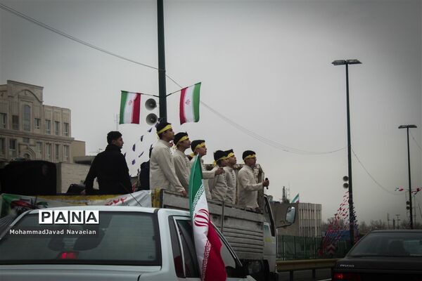 راهپیمایی خودرویی 22 بهمن تهران
