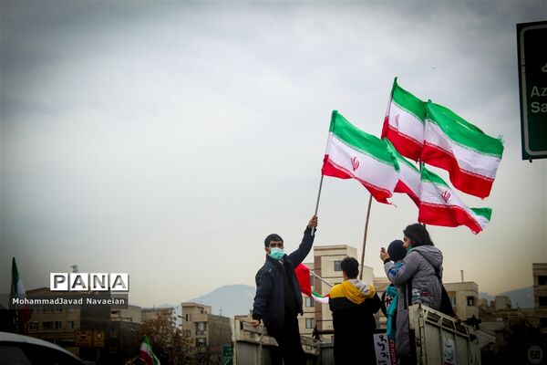 راهپیمایی خودرویی 22 بهمن تهران