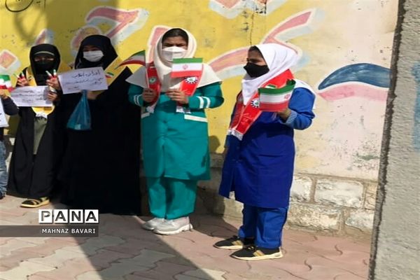 راهپیمایی 22 بهمن در شهرستان مسجدسلیمان