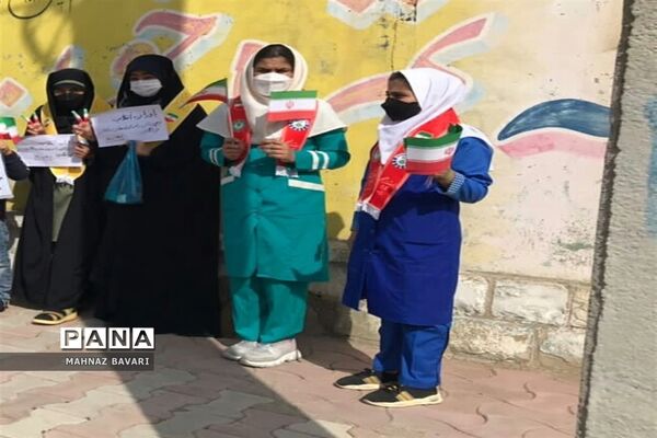 راهپیمایی 22 بهمن در شهرستان مسجدسلیمان