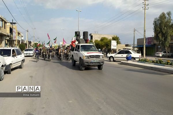 مراسم 22 بهمن در آب پخش