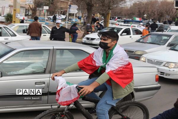 راهپیمایی خودرویی وموتوری۲۲بهمن شهرستان البرز استان قزوین