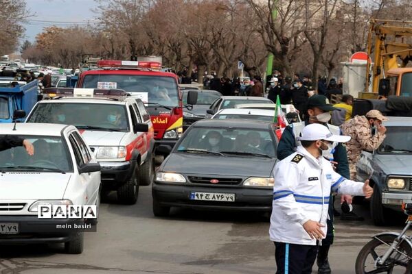 راهپیمایی خودرویی وموتوری۲۲بهمن شهرستان البرز استان قزوین